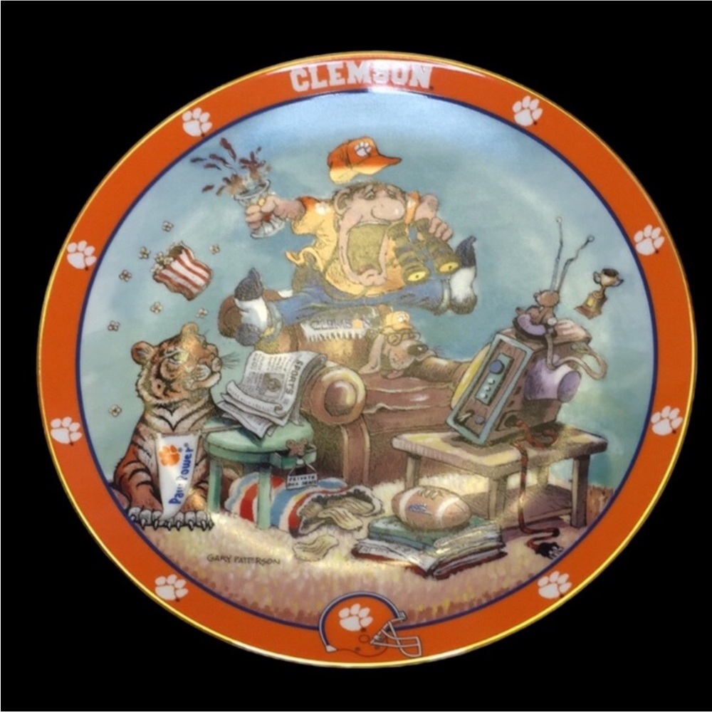 Danbury Mint Clemson Ultimate Fan Plate